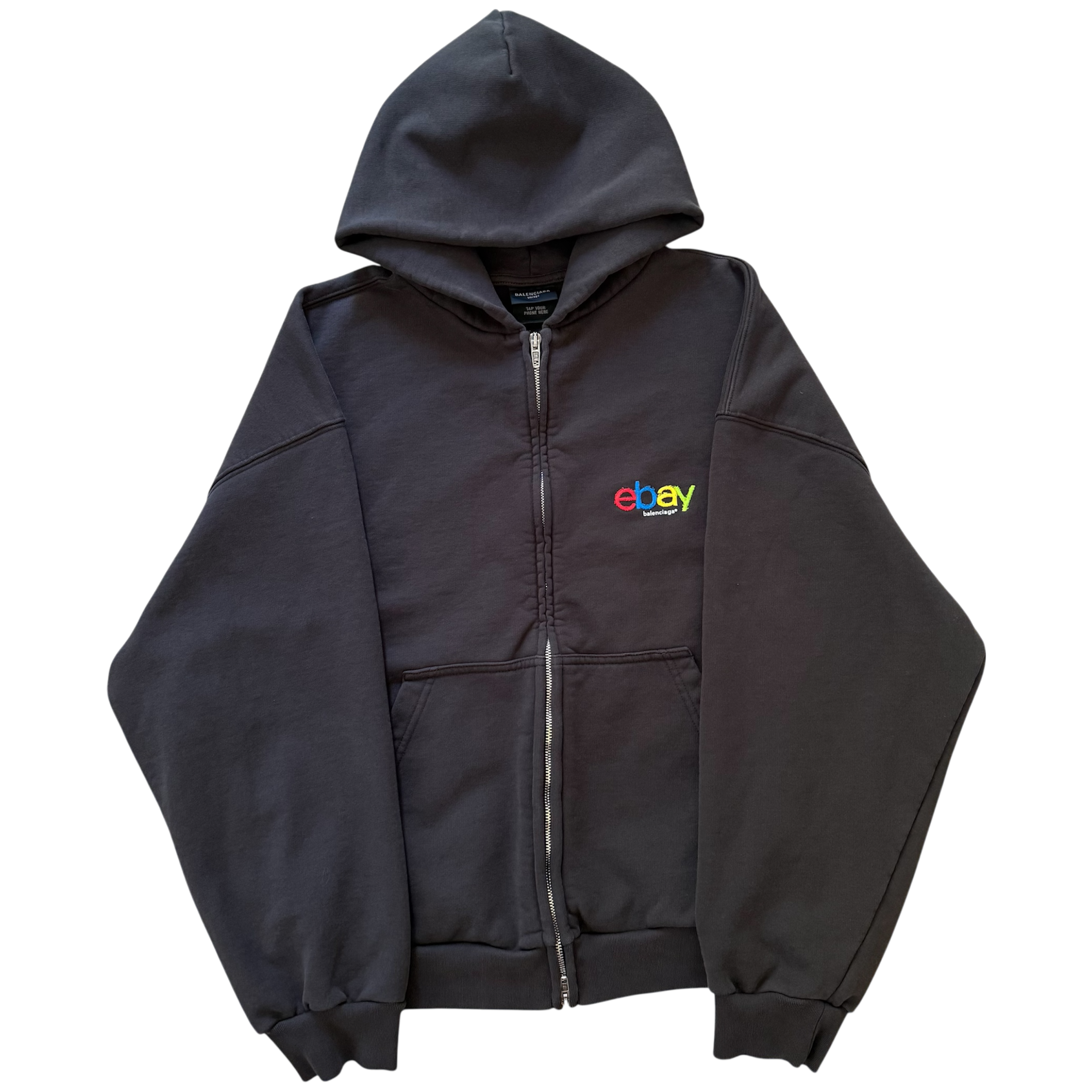 Balenciaga eBay Zip Up Hoodie